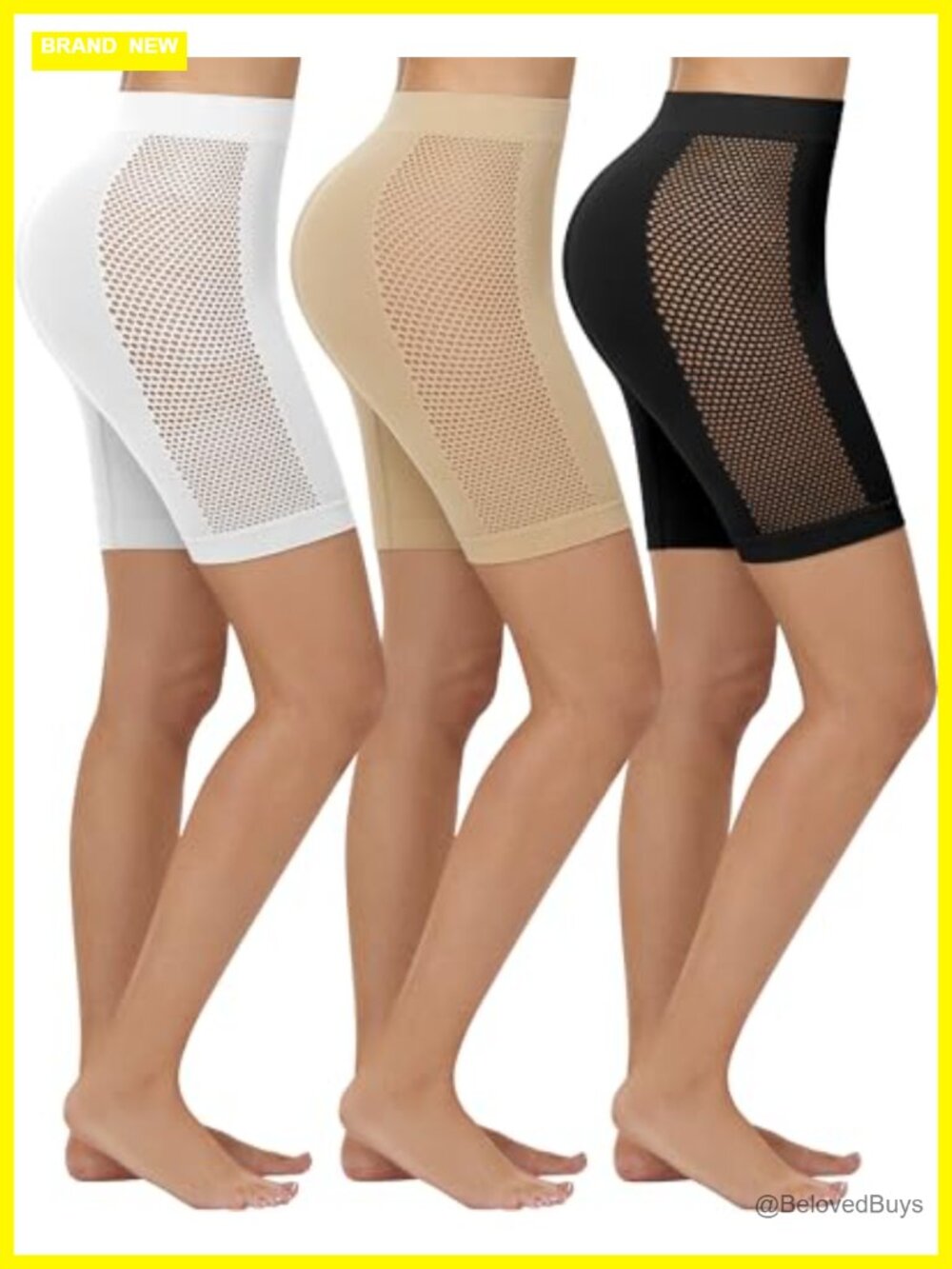 Seamless Slip Shorts Anti Chafing Under Dress Shapewear 3 Pack